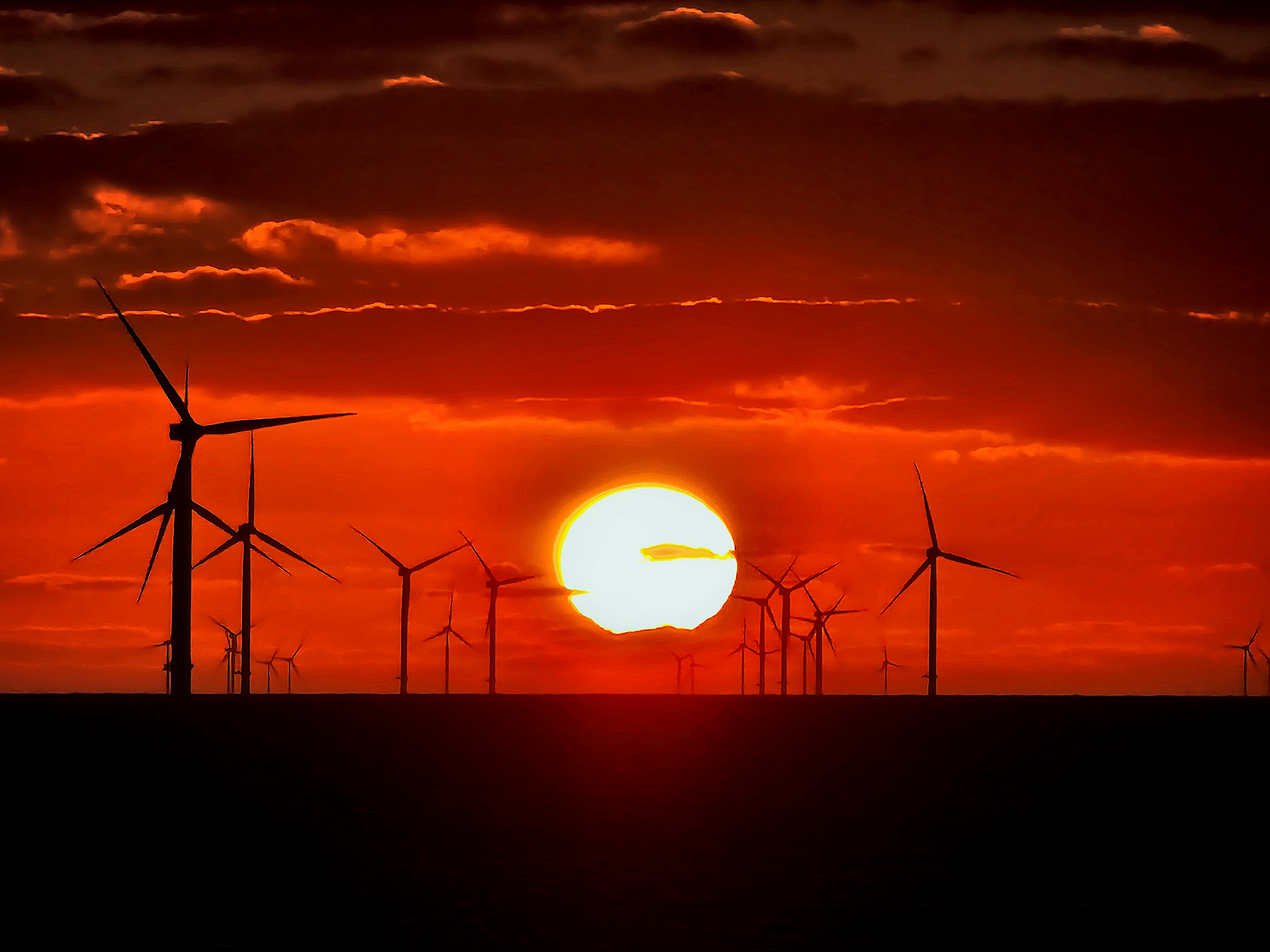 Sunset wind farm